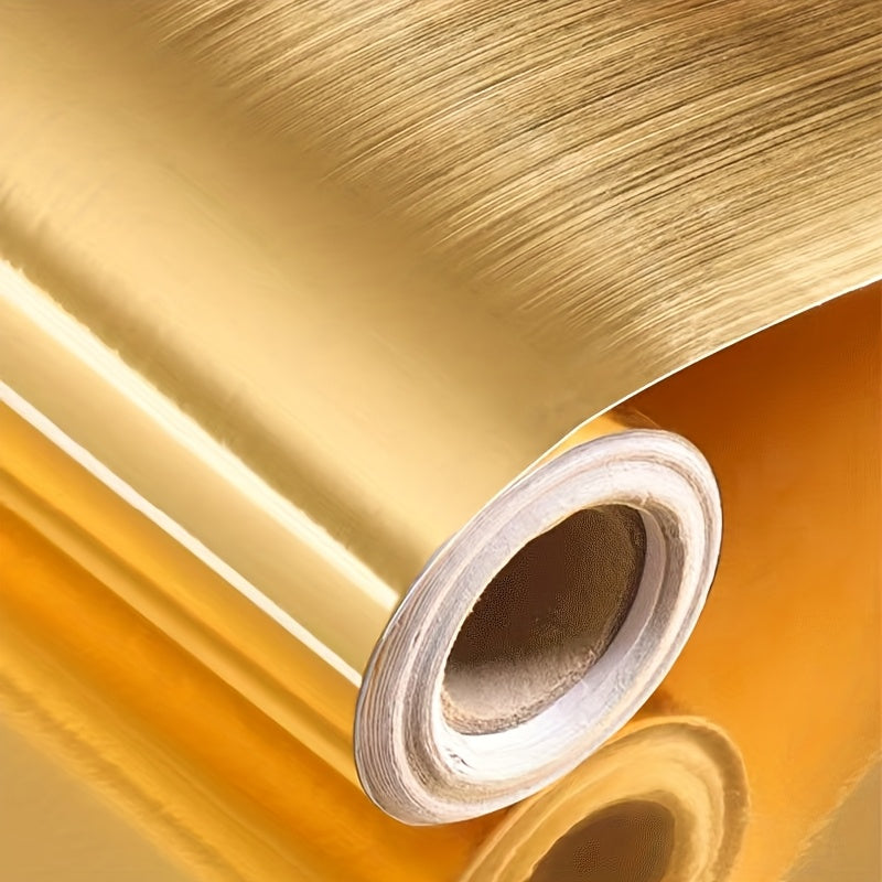 Chrome gold-plated permanent vinyl